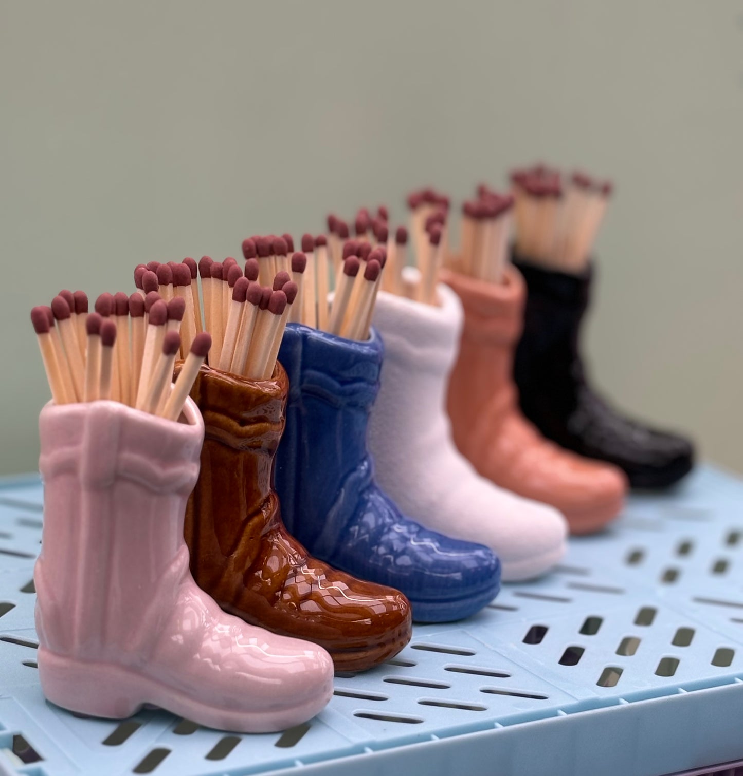Cowboy Boot Matchstick Holder