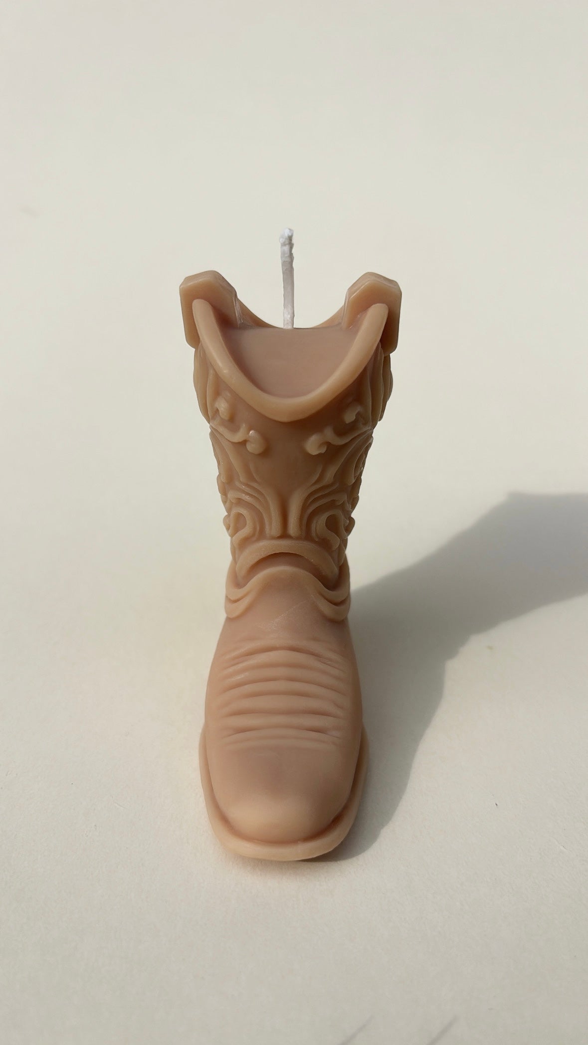 Nude Cowgirl Boot Candle