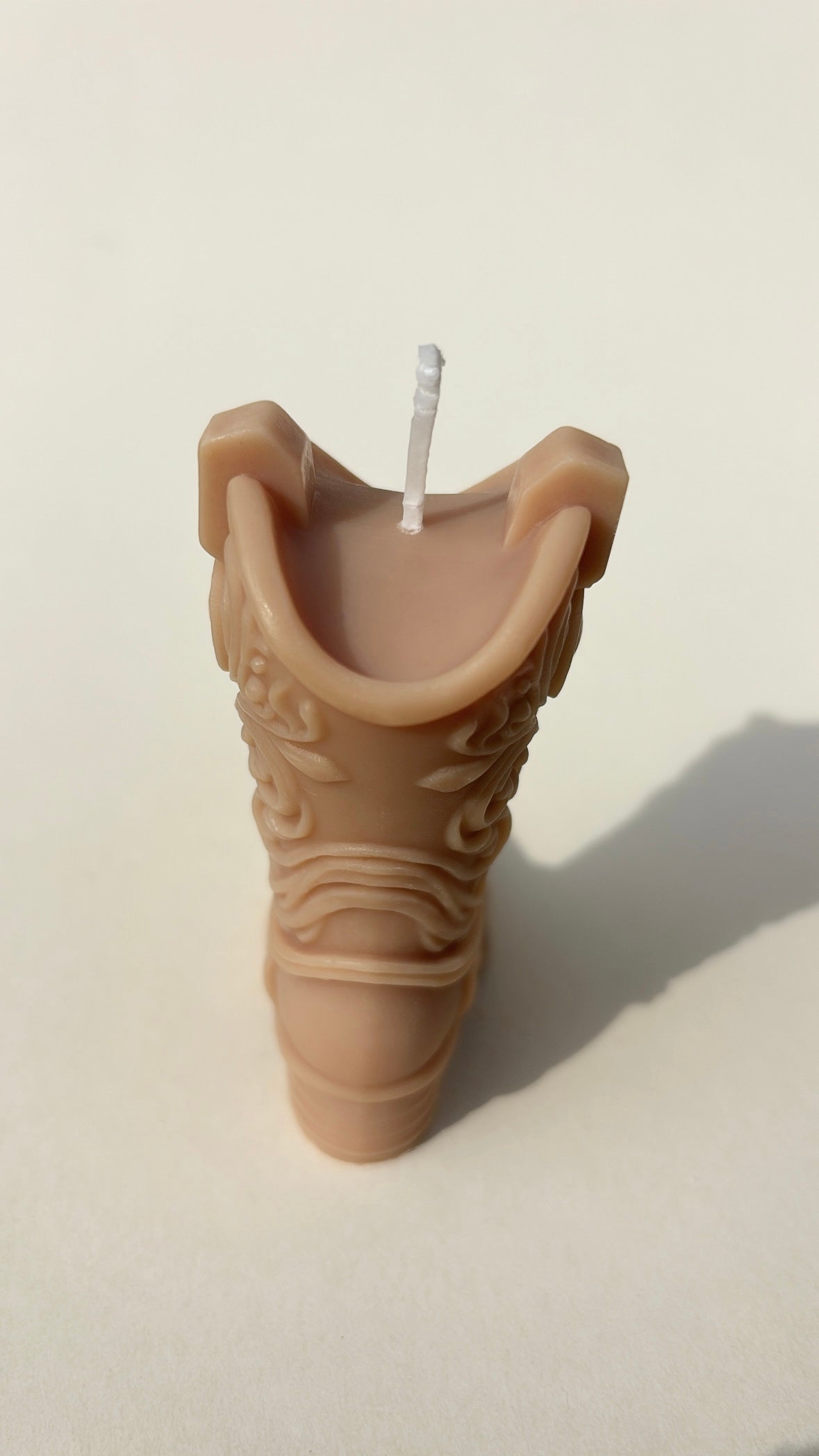 Nude Cowgirl Boot Candle