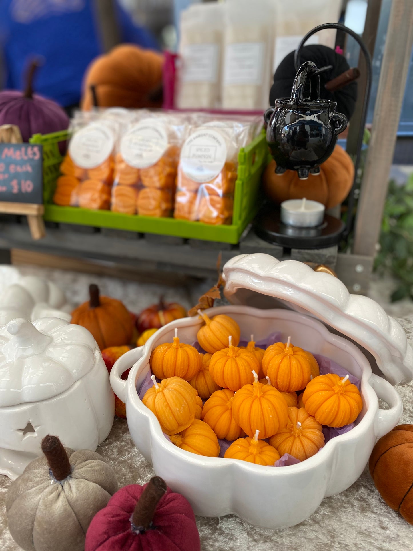 Mini Pumpkin Candles