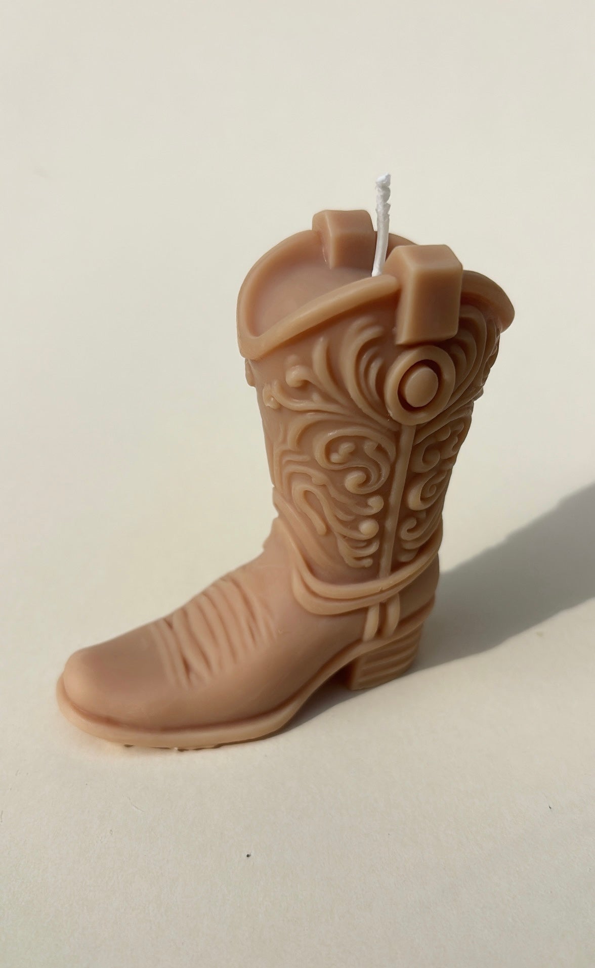 Nude Cowgirl Boot Candle