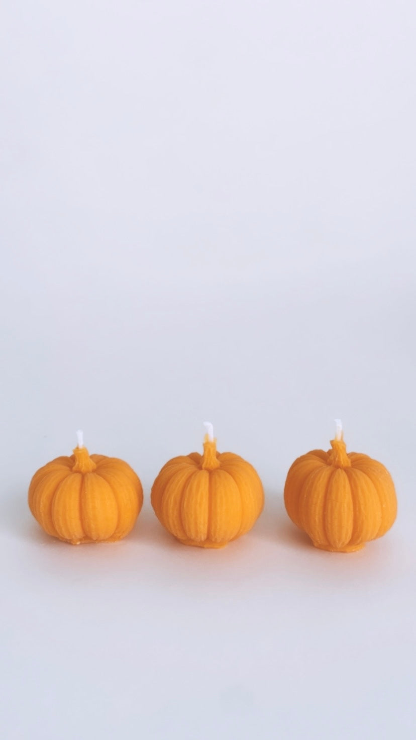 Mini Pumpkin Candles