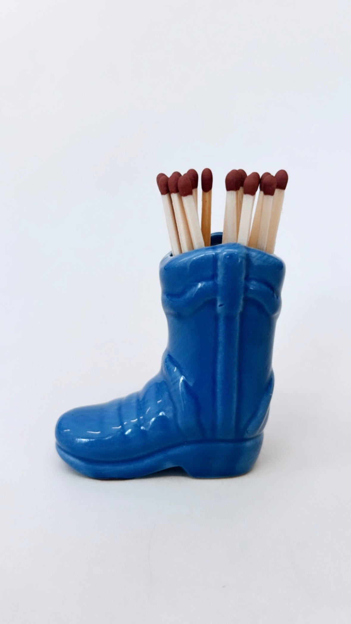 Cowboy Boot Matchstick Holder