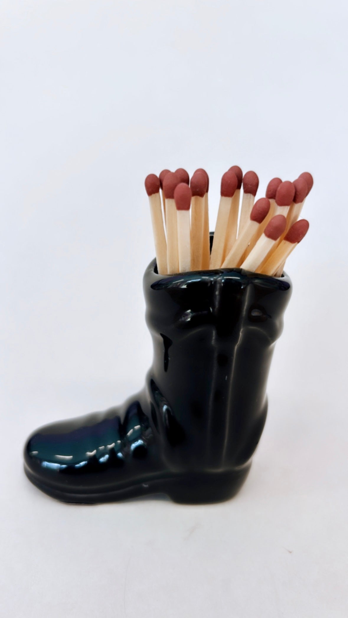 Cowboy Boot Matchstick Holder