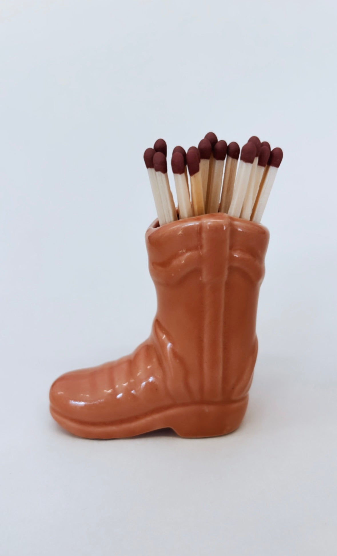 Cowboy Boot Matchstick Holder