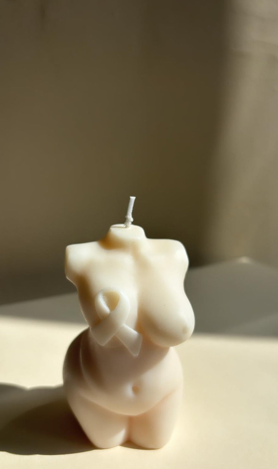 Breast Cancer Body Candle