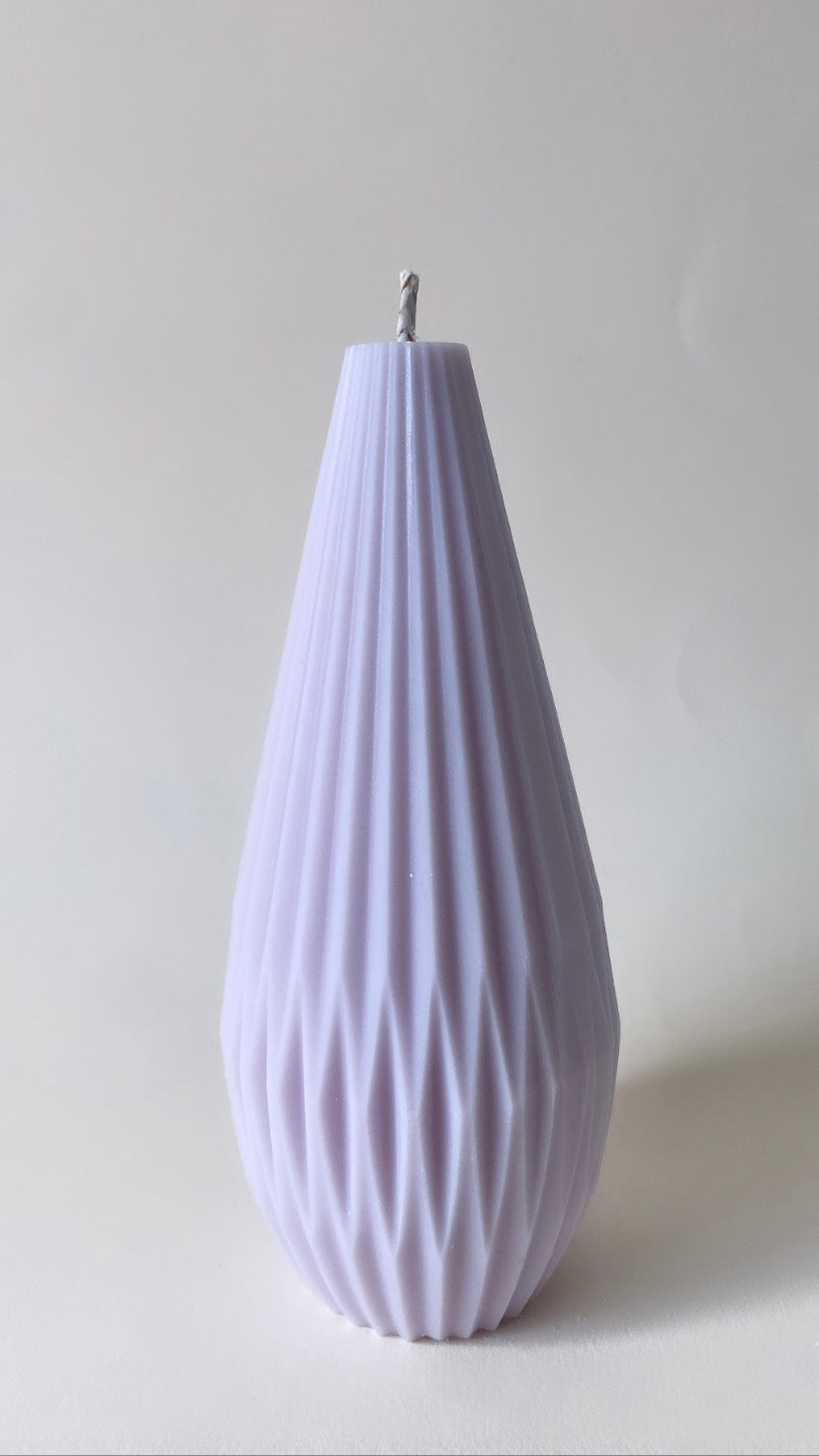 Purple Tall Lantern Candle