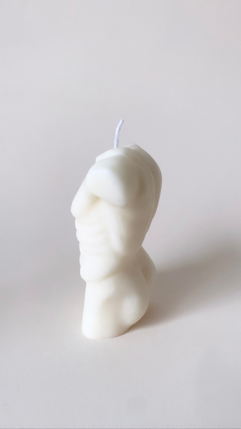 White Man Body Candle