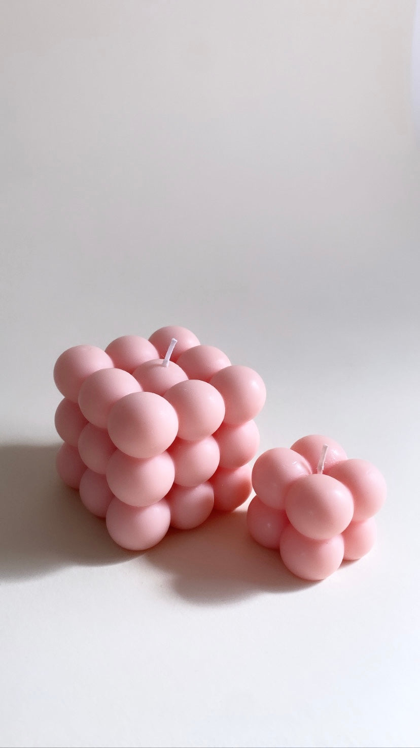Pink Bubble Duo Candle