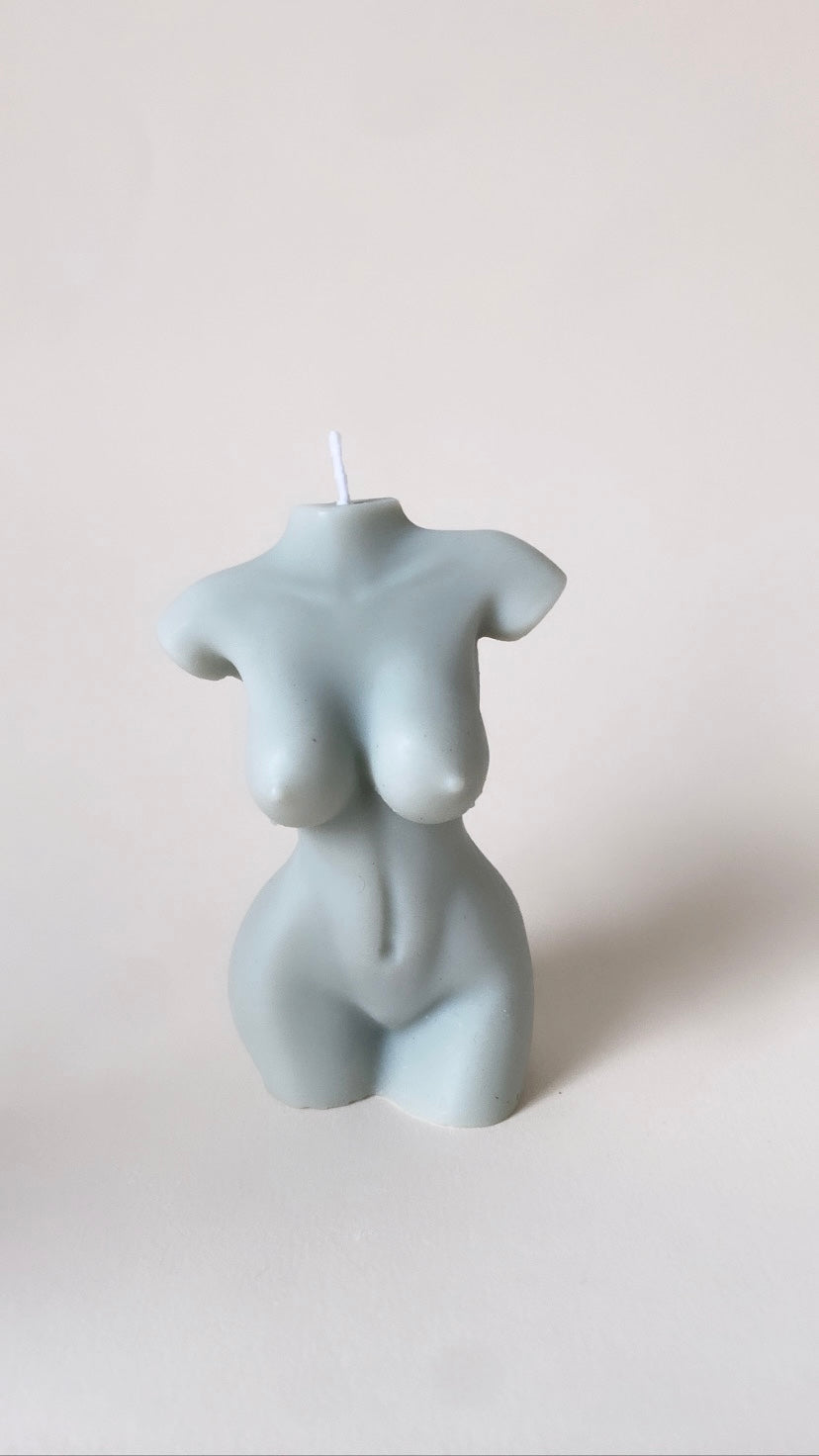 Blue Body Candle