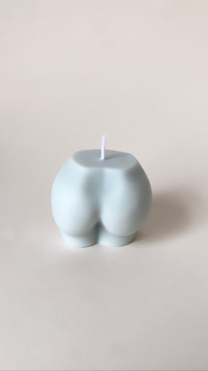 Blue Peachy Bum Candle