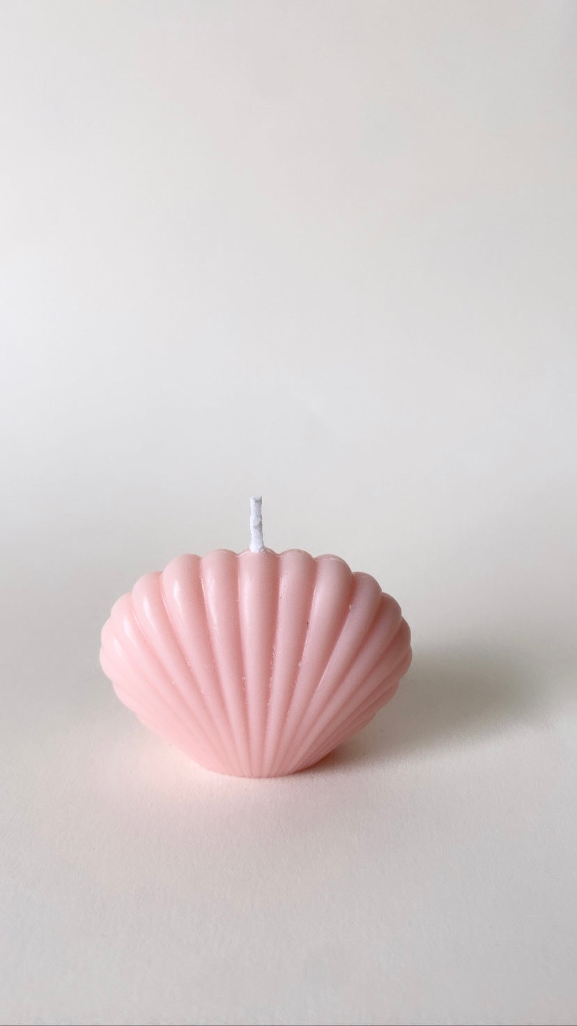 Pink Mini Shell Candle