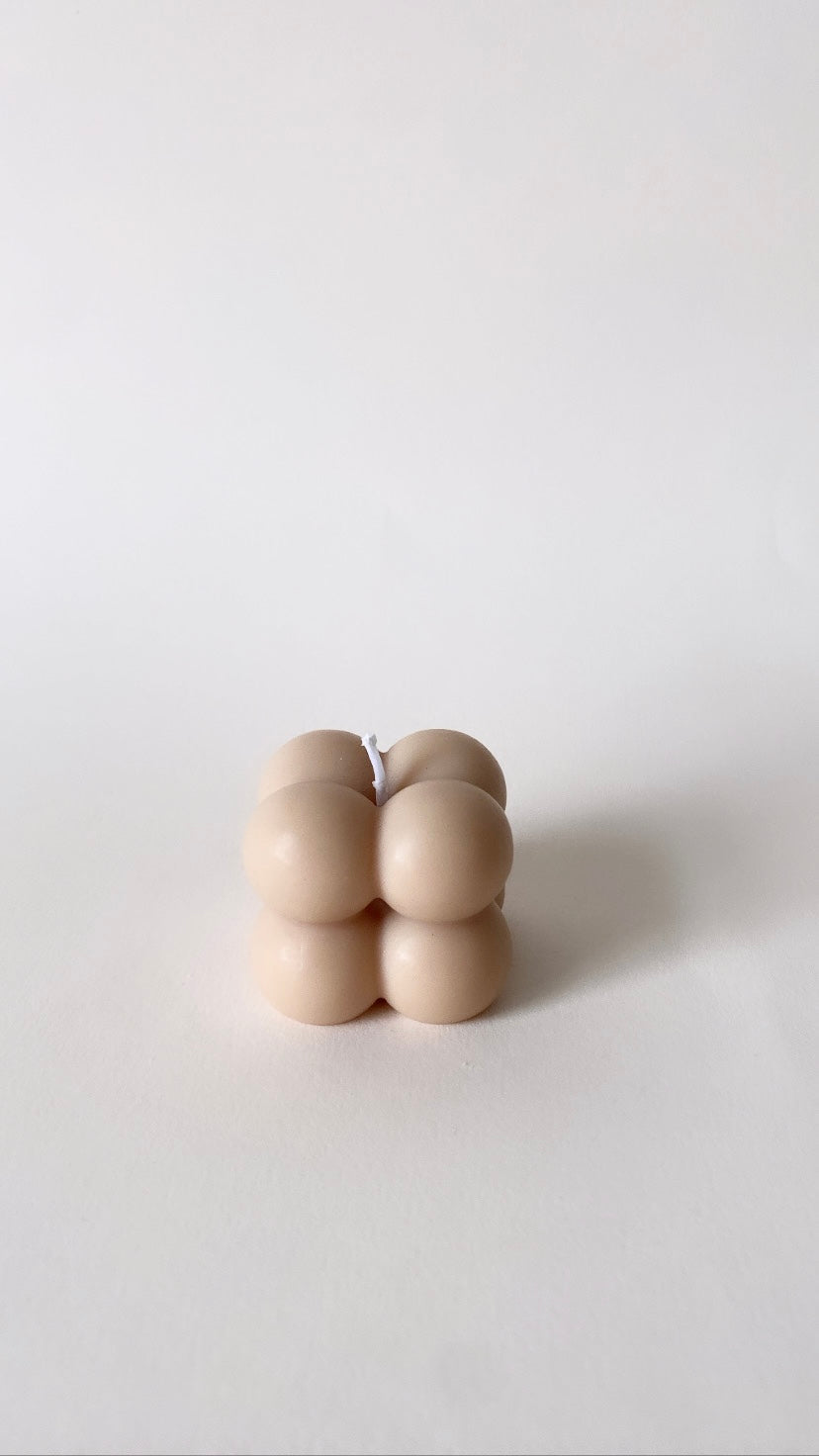 Nude Mini Bubble Candle