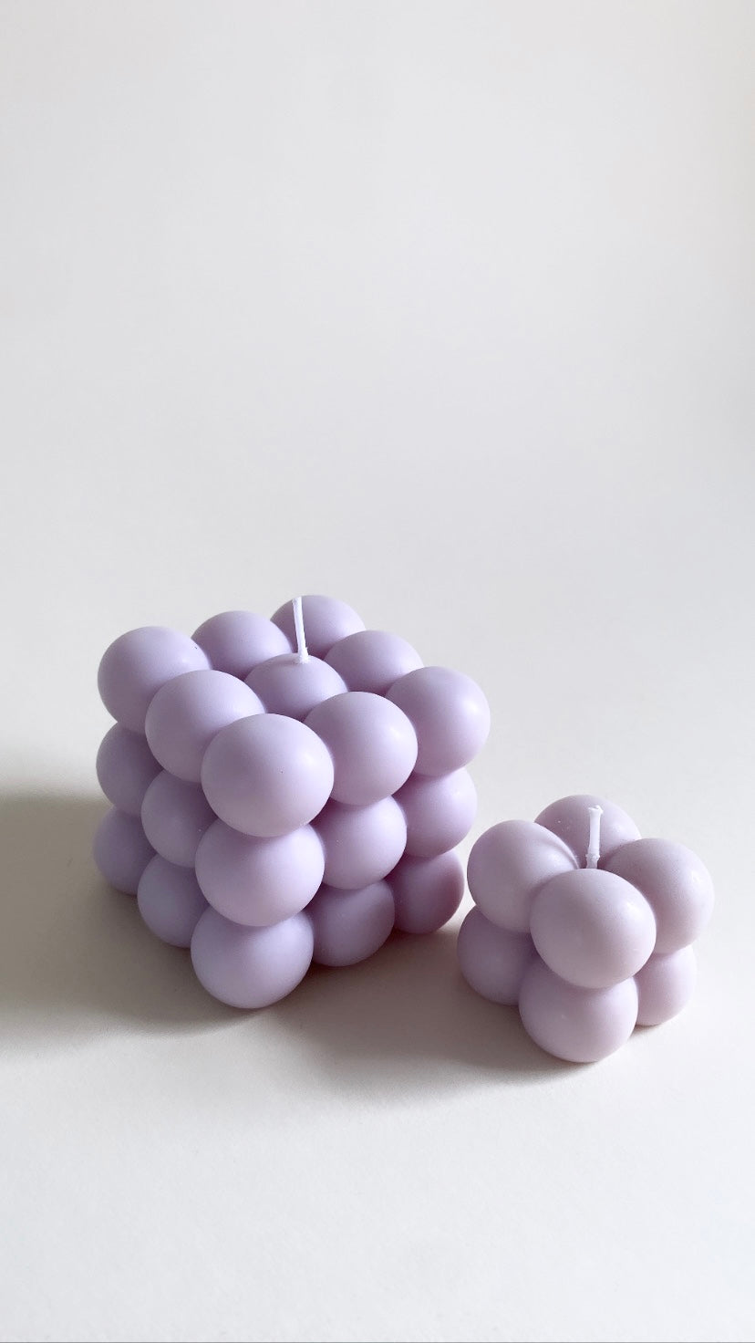 Purple Bubble Duo Candle
