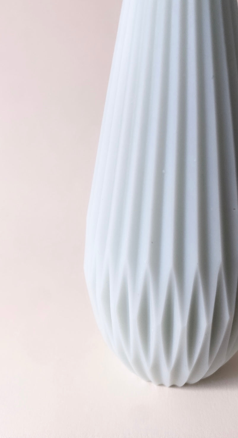 Blue Tall Lantern Candle