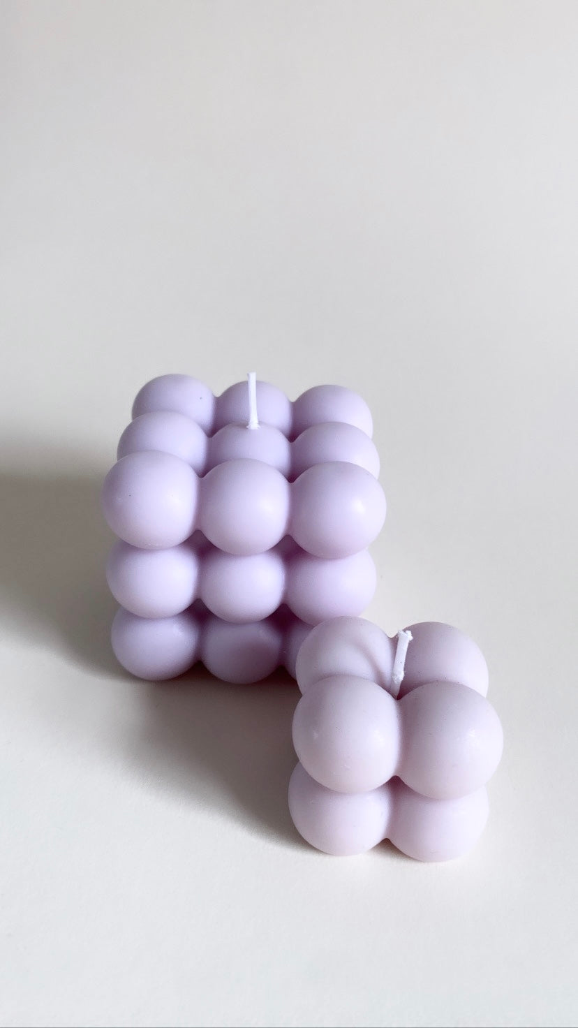 Purple Bubble Duo Candle