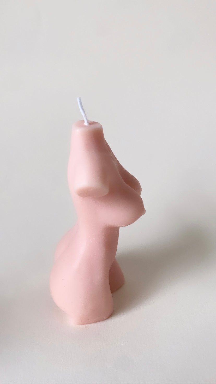 Pink Body Candle