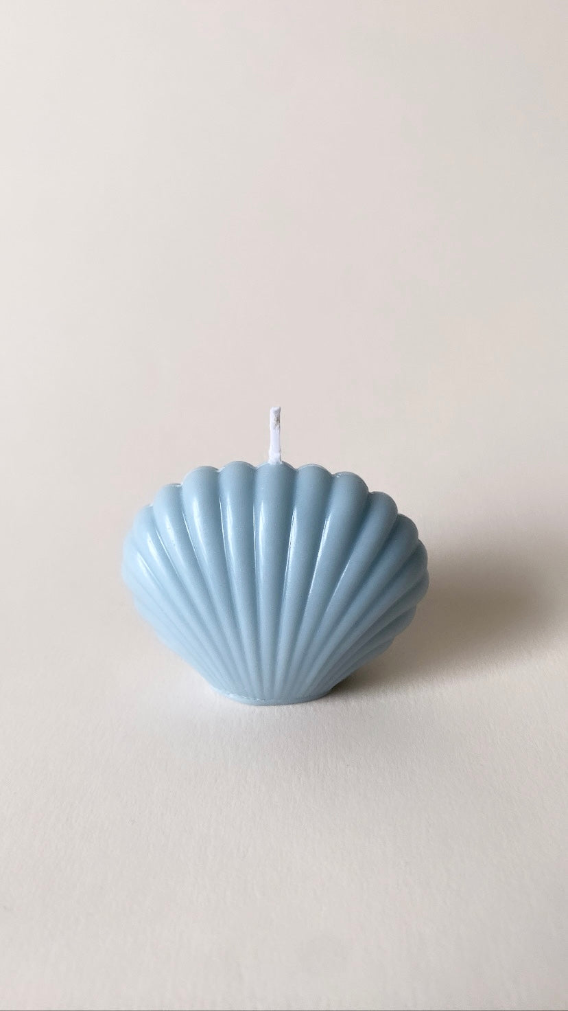 Blue Mini Shell Candle