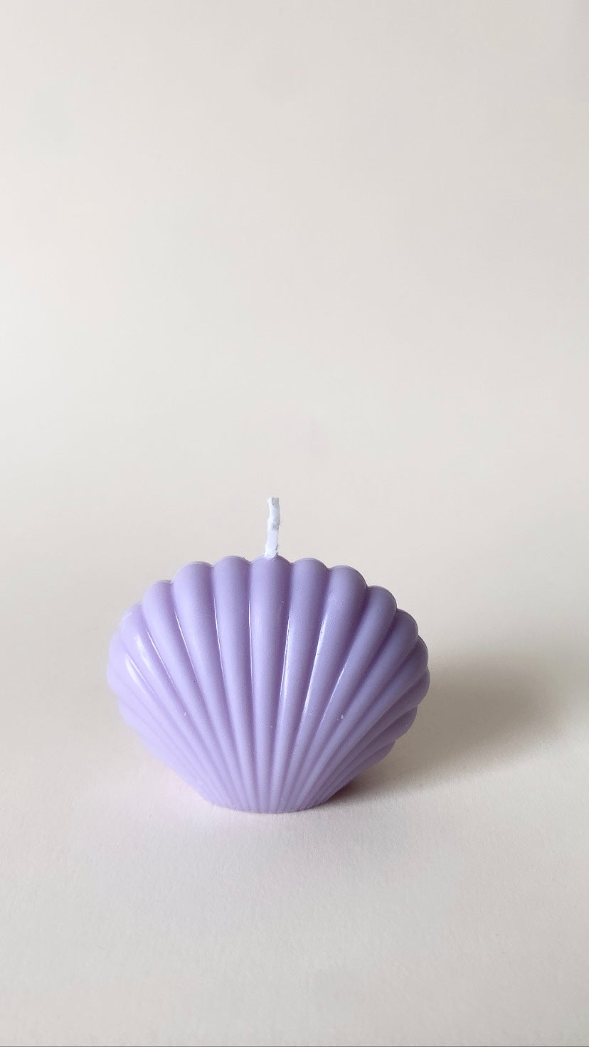 Purple Mini Shell Candle