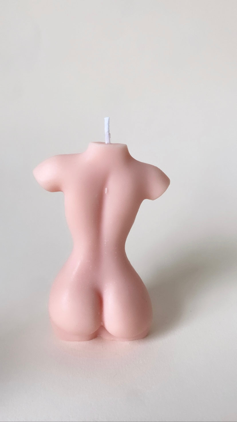 Pink Body Candle