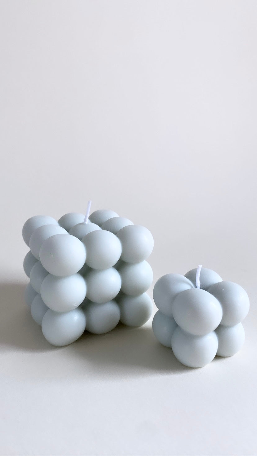 Blue Bubble Duo Candle