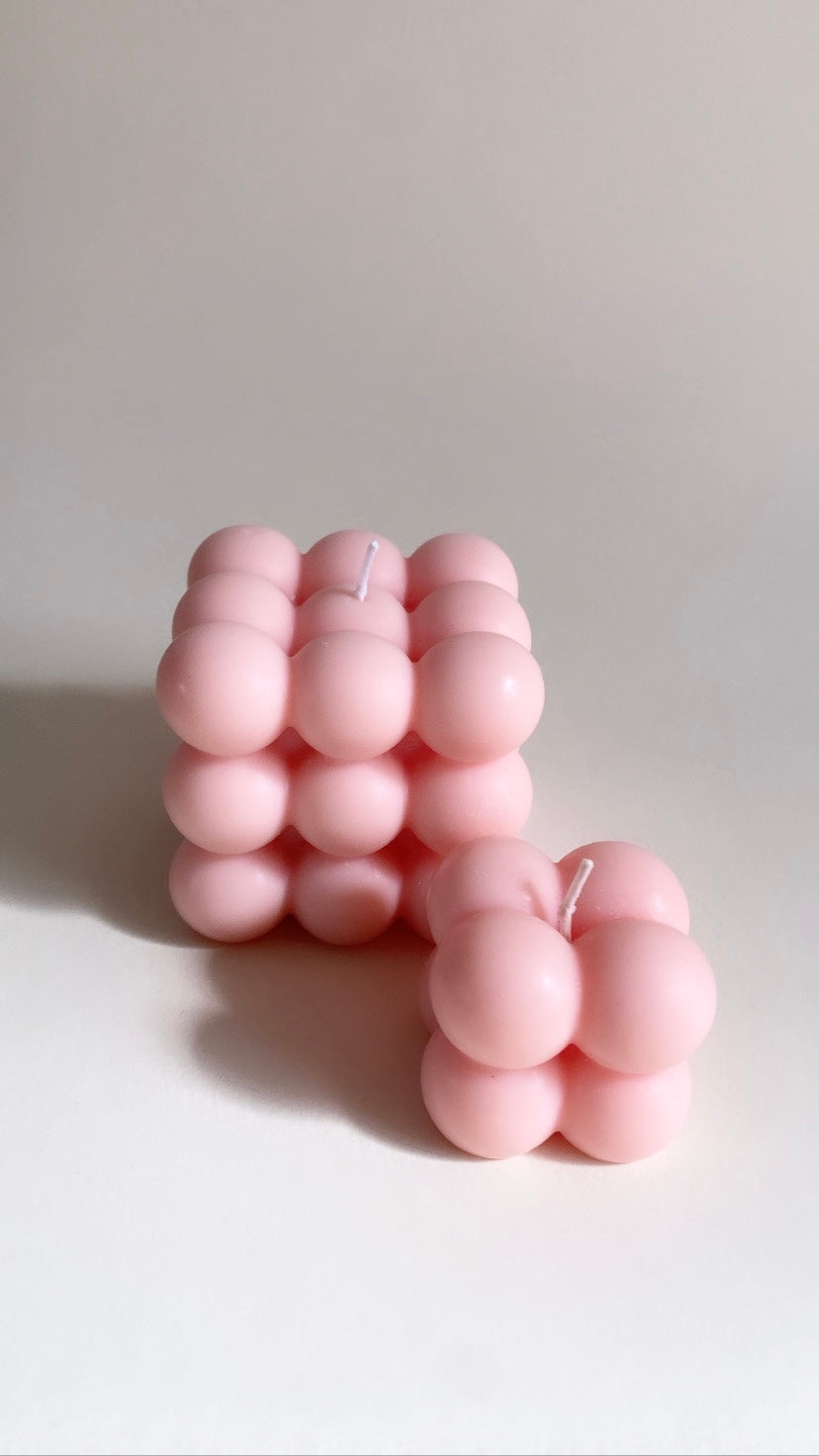 Pink Bubble Duo Candle