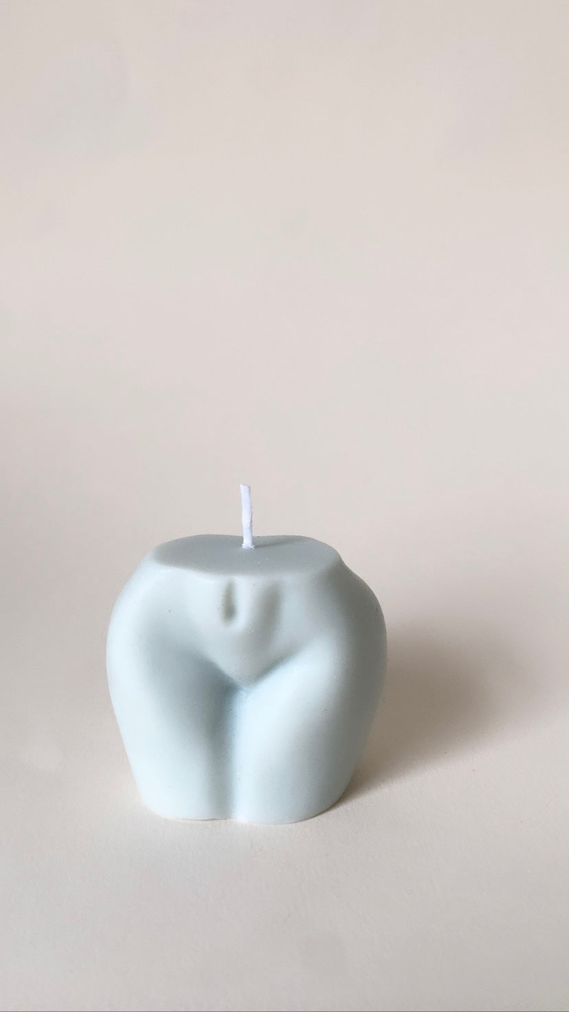 Blue Peachy Bum Candle