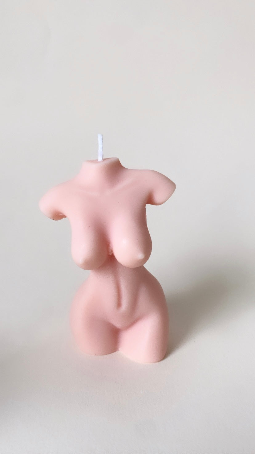 Pink Body Candle