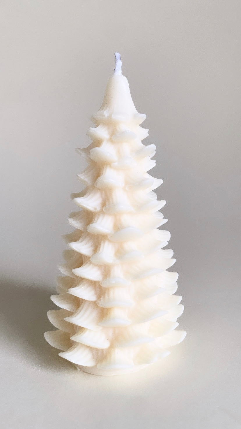 Tall Scandi Christmas Tree Candle