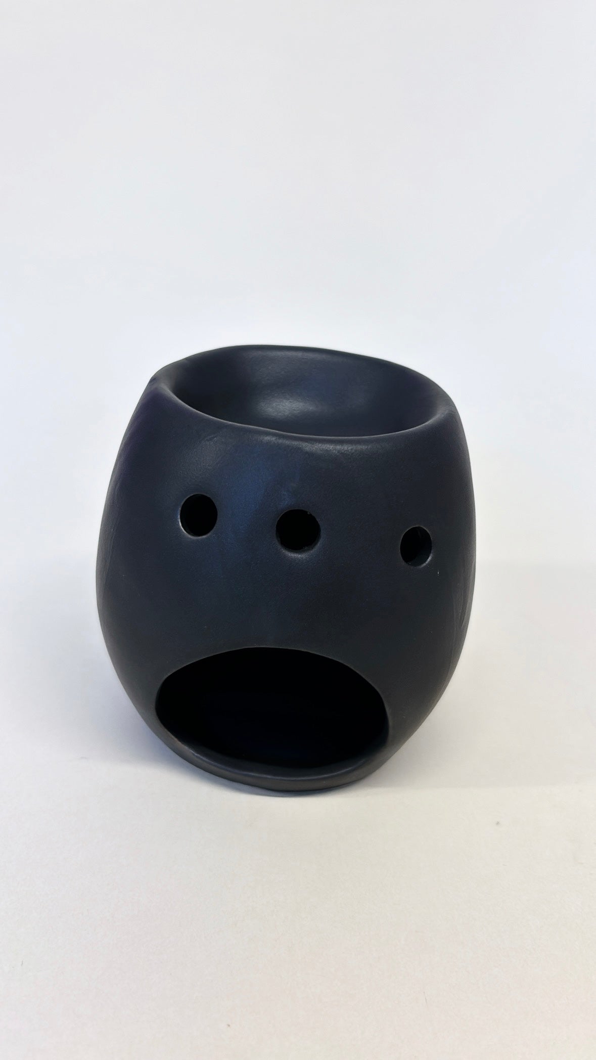 Black Skull Head Wax Melt Burner