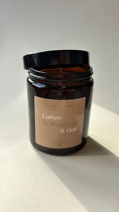 Cuban Tobacco & Oak Jar Candle