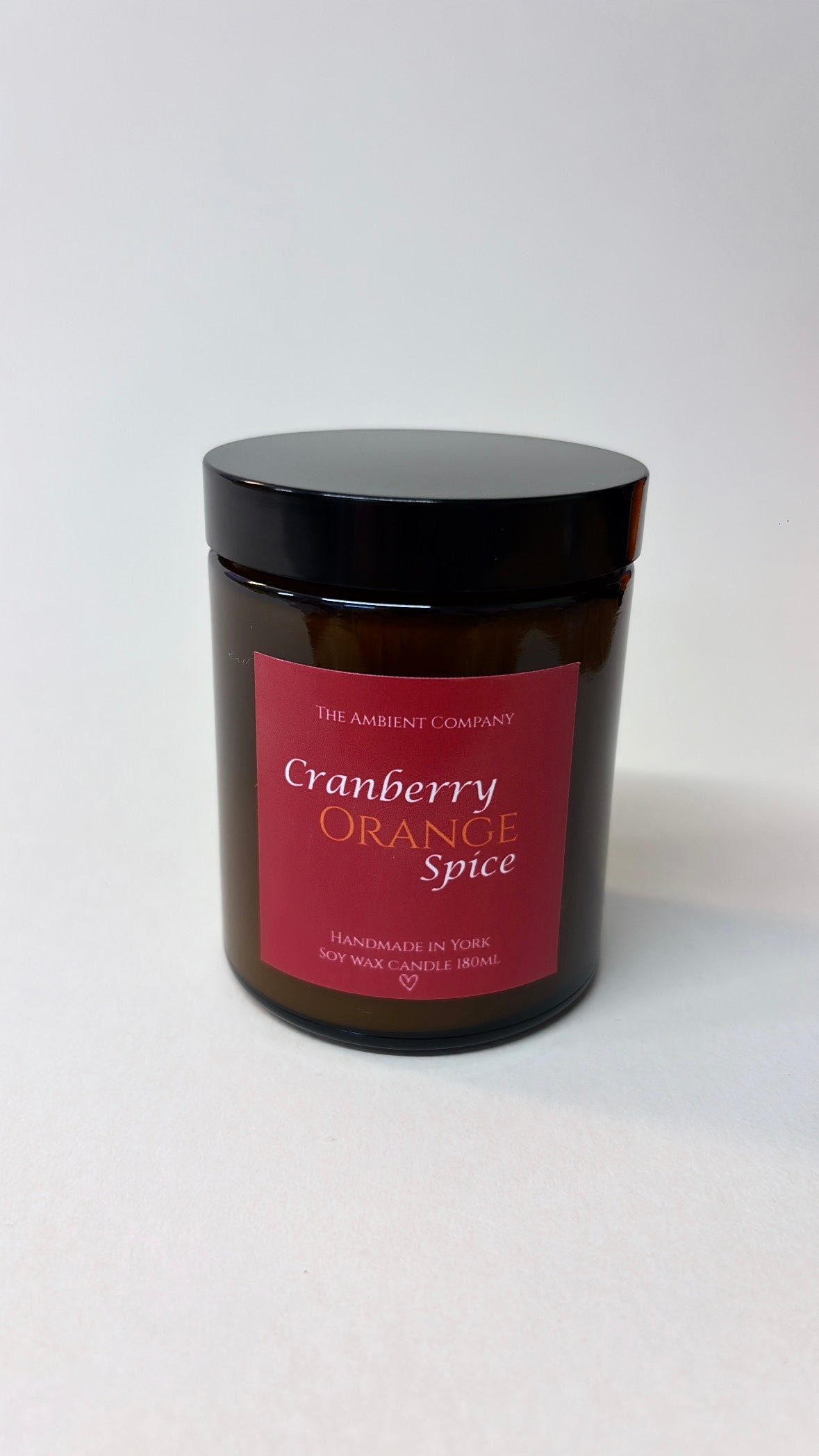 Cranberry Orange Spice Jar Candle