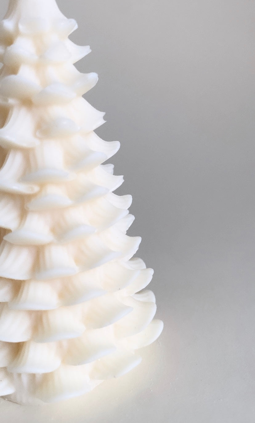 Tall Scandi Christmas Tree Candle