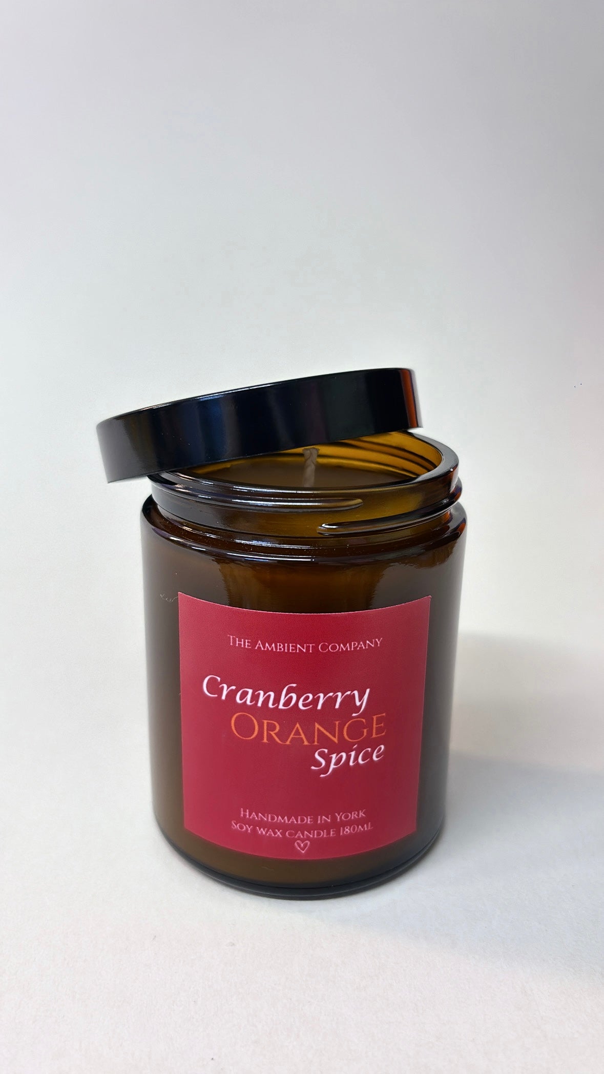 Cranberry Orange Spice Jar Candle