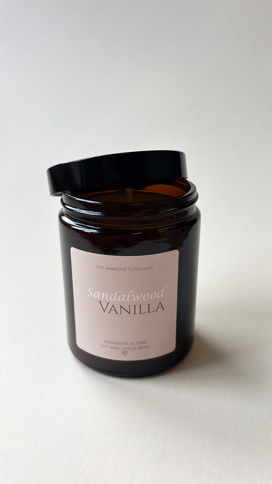 Sandalwood Vanilla Jar Candle