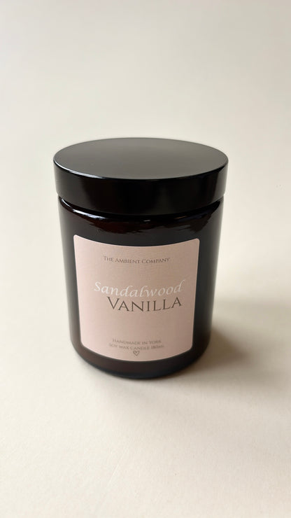 Sandalwood Vanilla Jar Candle
