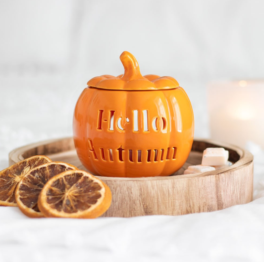 Hello Autumn Pumpkin Wax Melt Burner