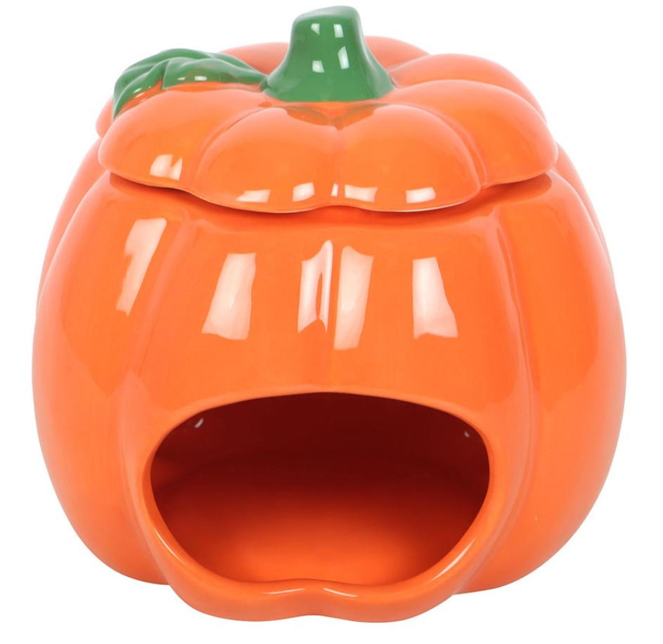 Smiley Cute Pumpkin Wax Melt Burner