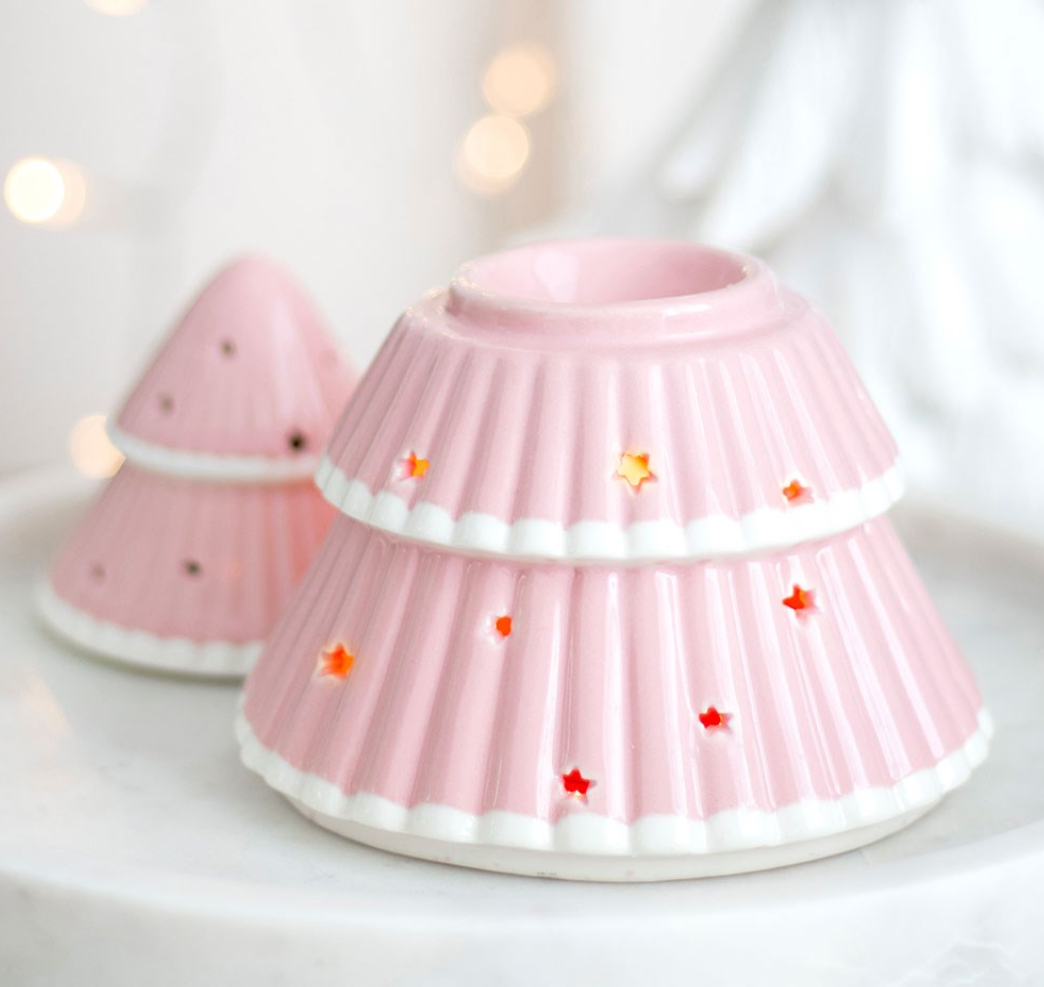 Baby Pink Christmas Tree Burner🎄