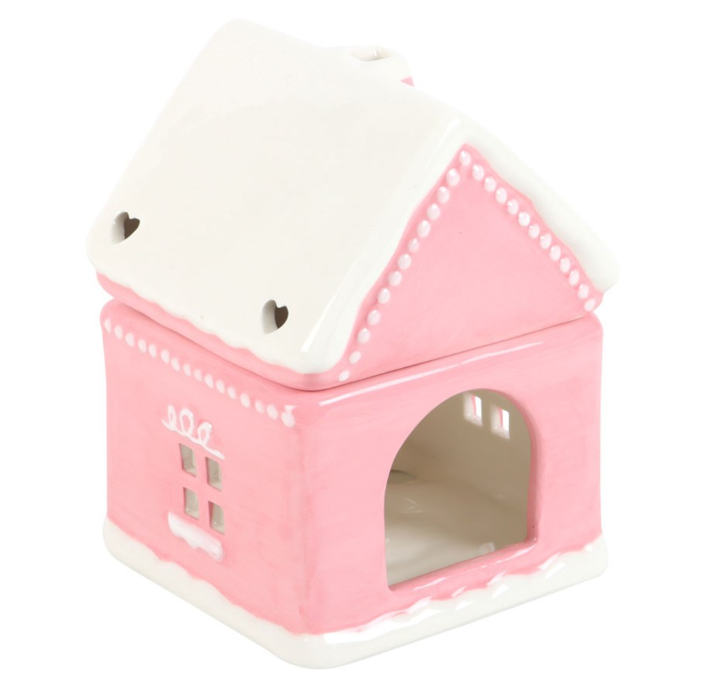 Baby Pink Gingerbread House Burner