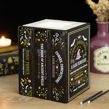 Witch's Apothecary Book Shaped Wax Melt Burner