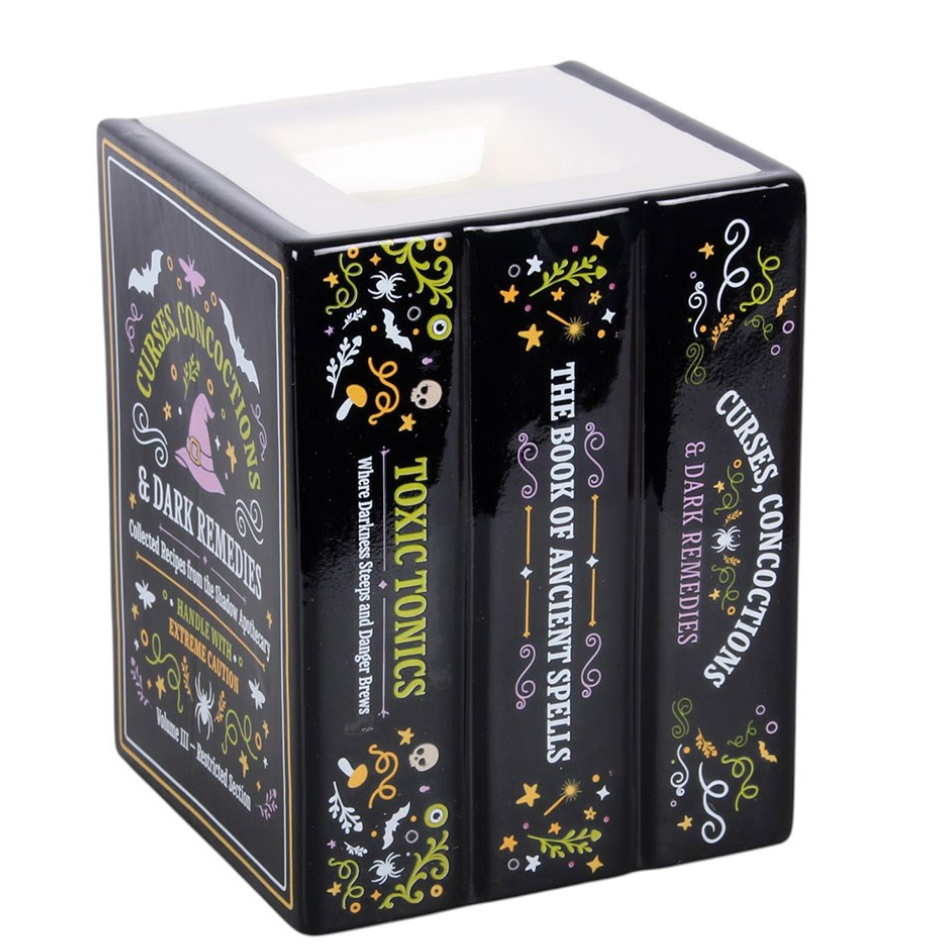 Witch's Apothecary Book Shaped Wax Melt Burner