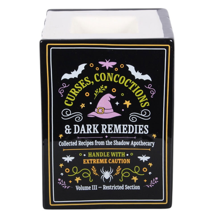 Witch's Apothecary Book Shaped Wax Melt Burner