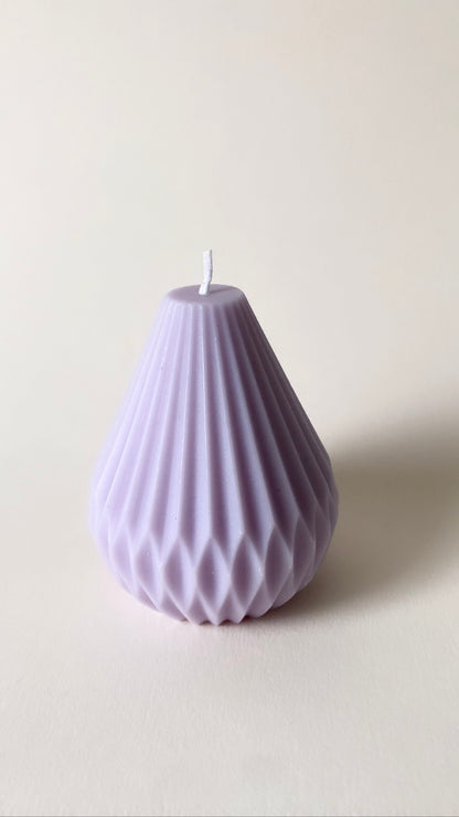 Purple Pear Lantern Candle