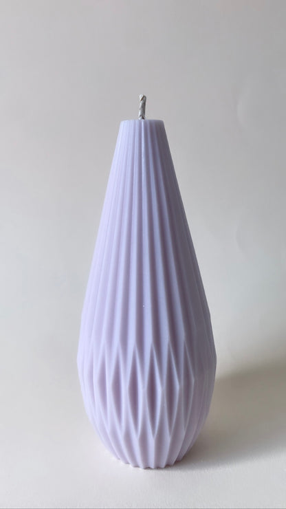 Purple Tall Lantern Candle