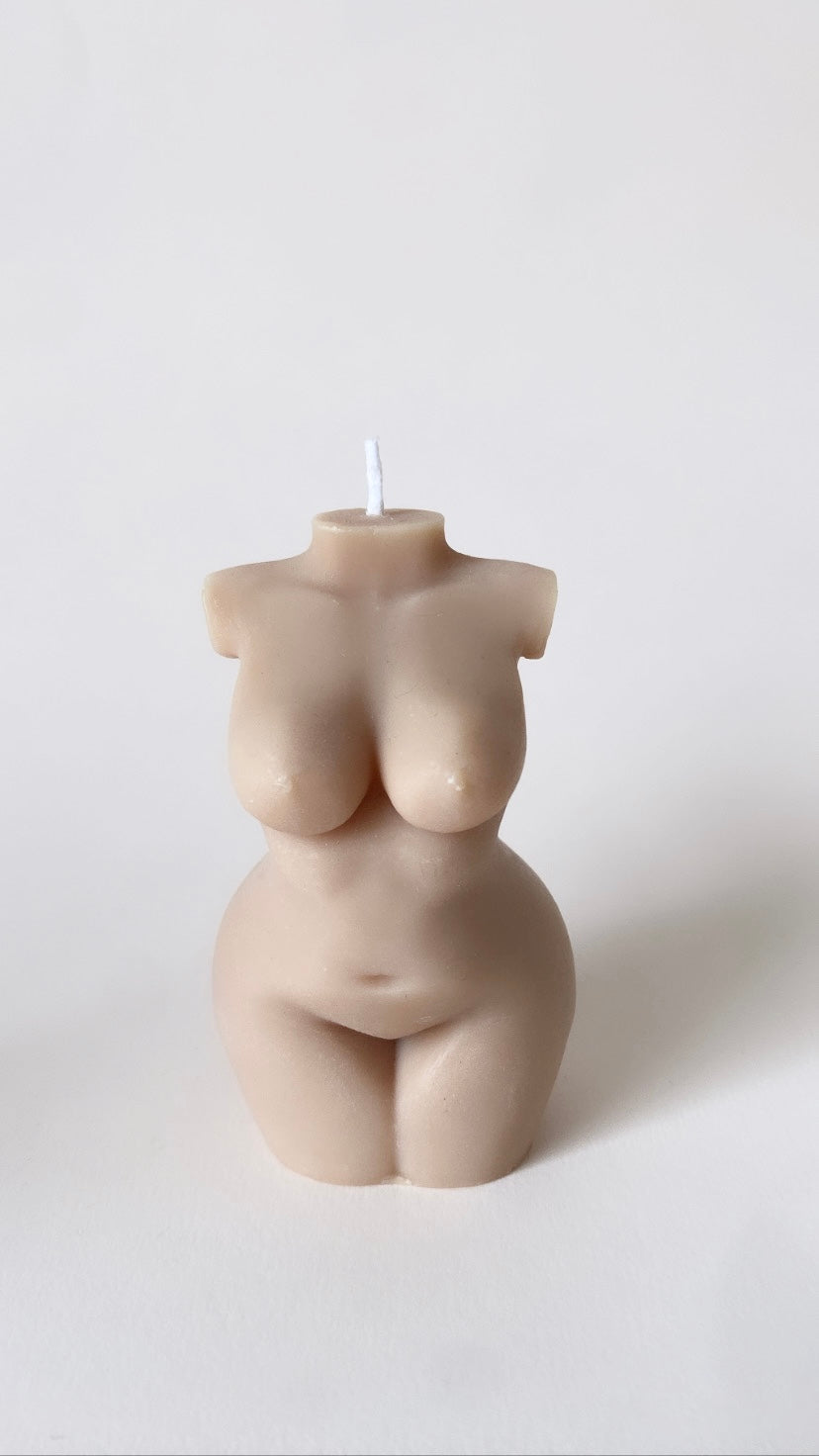 Nude Curvy Body Candle