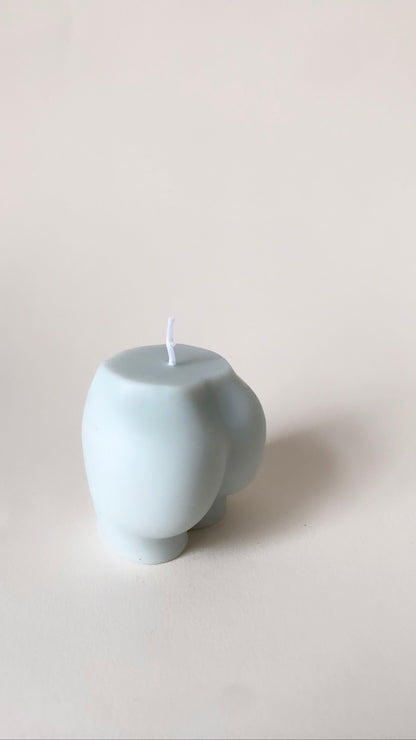 Blue Peachy Bum Candle