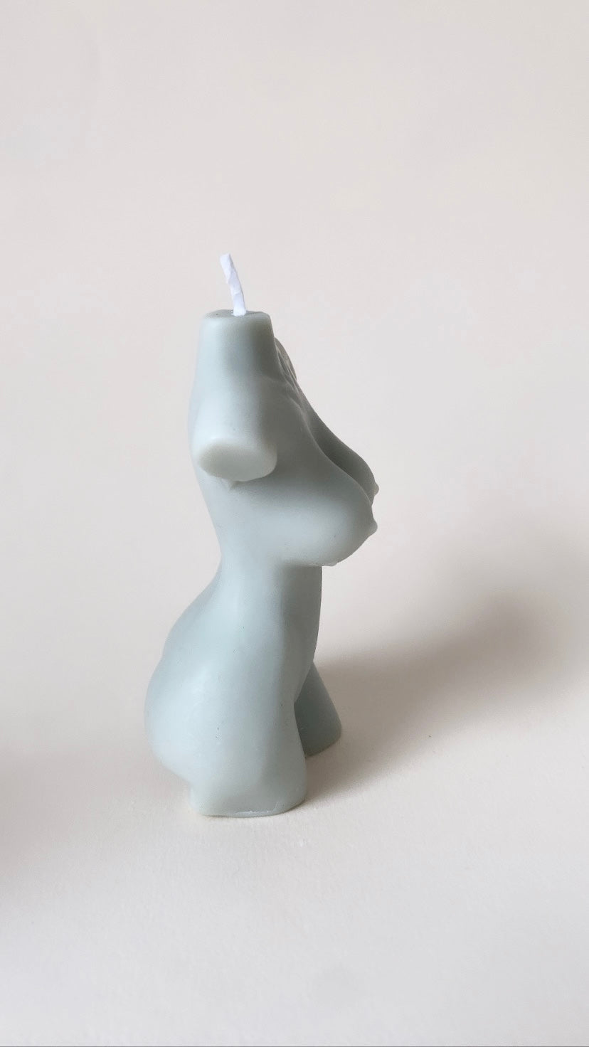 Blue Body Candle