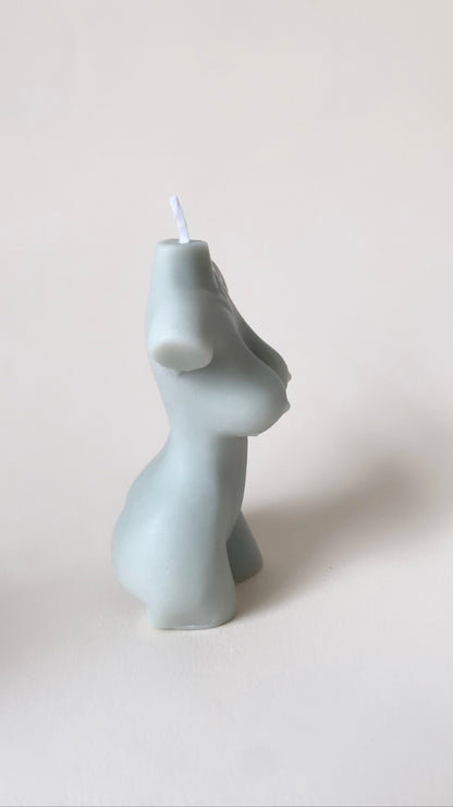 Blue Body Candle