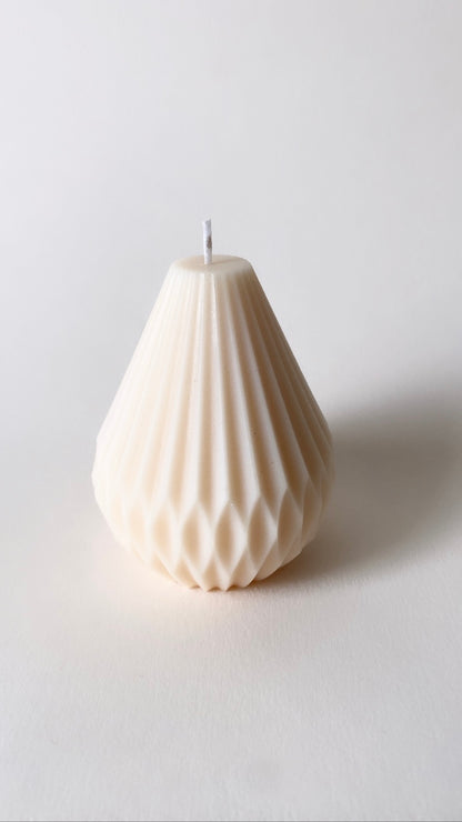 White Pear Lantern Candle
